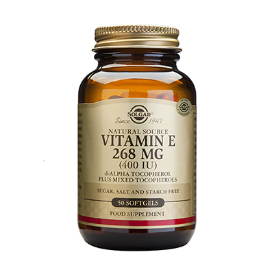Solgar Vitamin E 400iu 50 Soft Gels